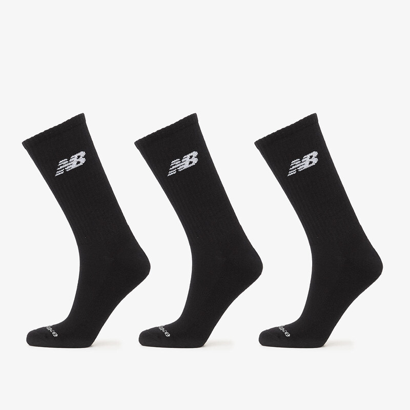 Ponožky New Balance Everyday Crew 3-Pack Black M
