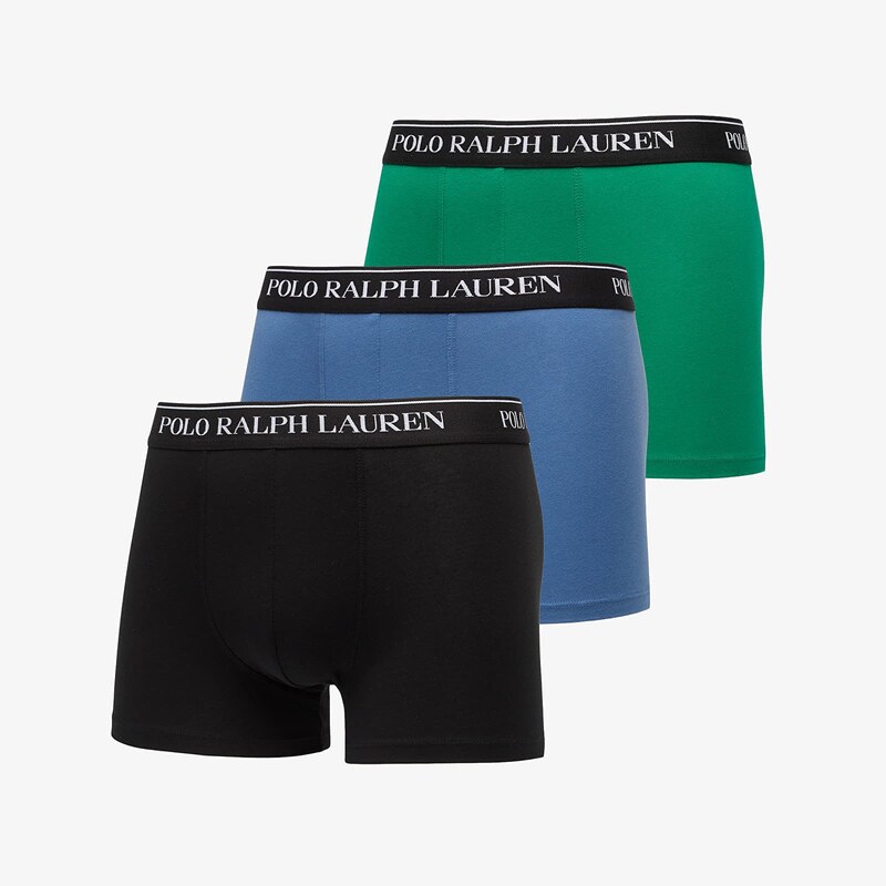 Boxerky Ralph Lauren Classic Trunk 3-Pack Multicolor M