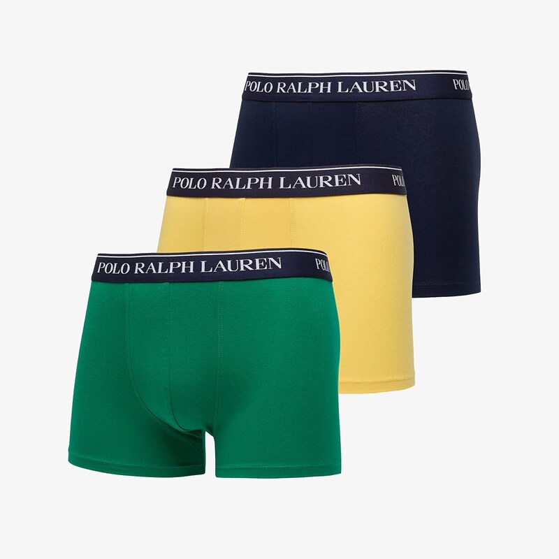 Boxerky Ralph Lauren Classic Trunk 3-Pack Multicolor M