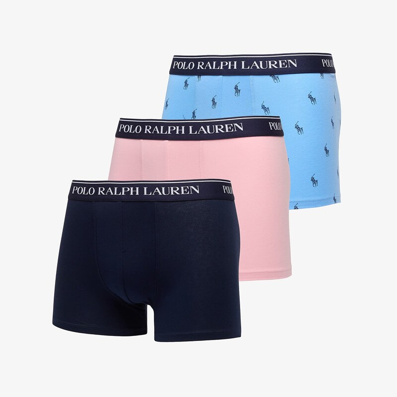 Boxerky Ralph Lauren Classic Trunk 3-Pack Multicolor XL