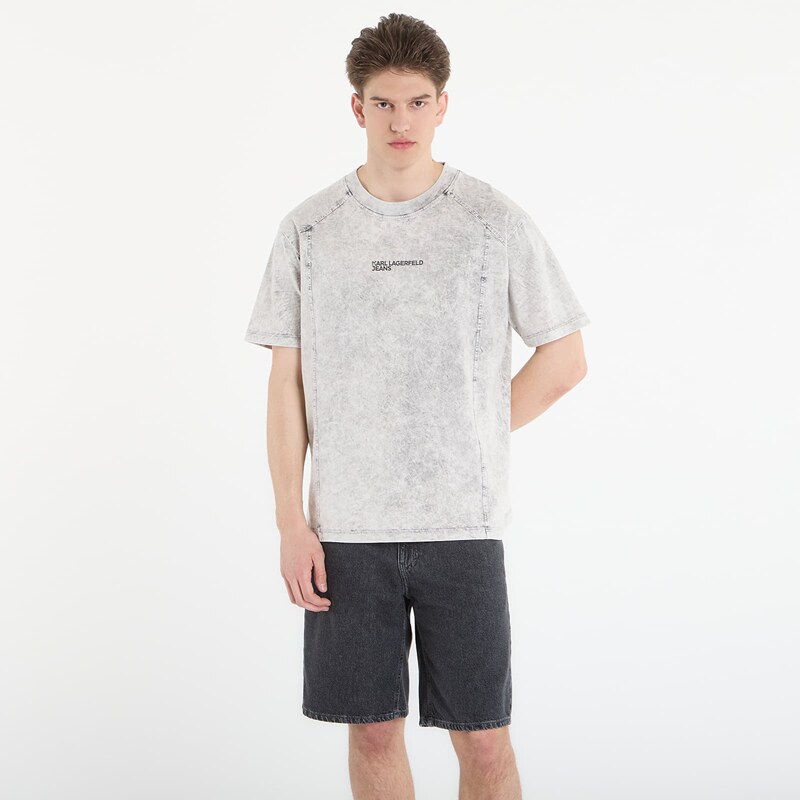 Tričko Karl Lagerfeld Jeans Relax Ss Washed Tee Micro Chip L