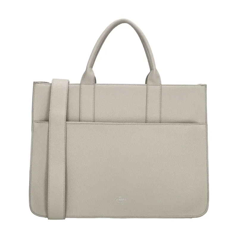 Charm London Béžová elegantní shopper taška „Princetown“