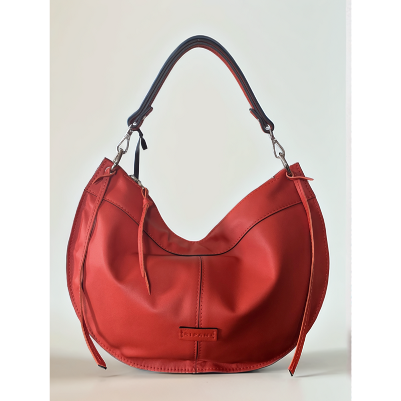 Ripani Liu kožená kabelka - orange red 114537328