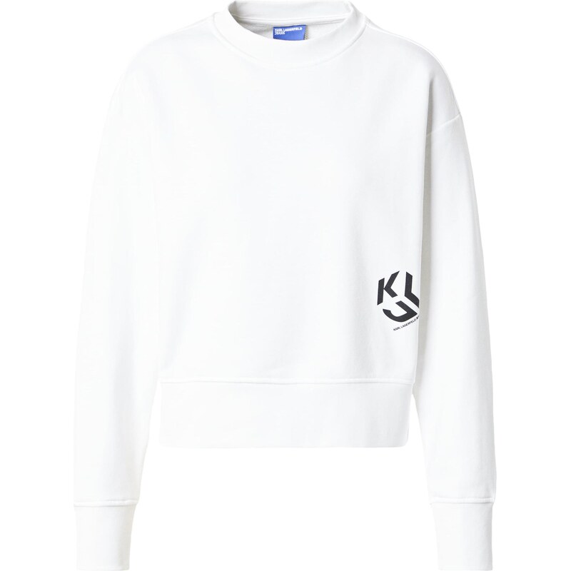 KARL LAGERFELD JEANS Mikina černá / bílá