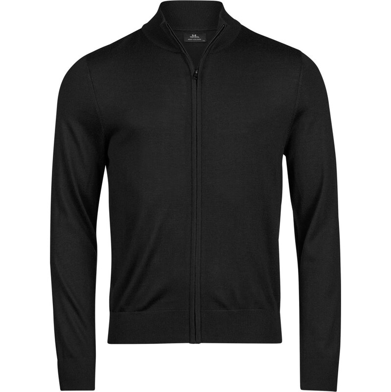 Pánský svetr merino se skrytým zipem TEE JAYS