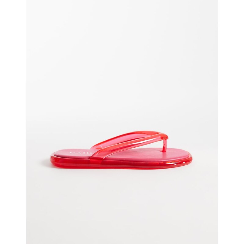 RAID Aziel jelly flip flops in pink 115518020