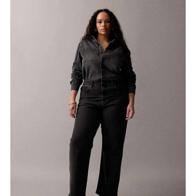 ASOS Curve ASOS DESIGN Curve comfort stretch straight leg jeans in 115520169