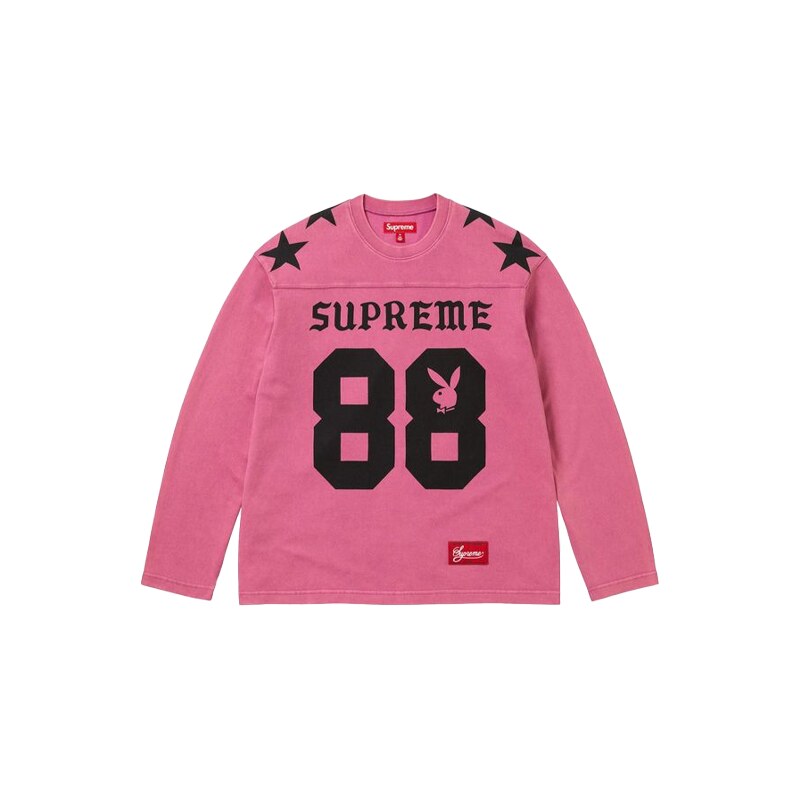 Supreme Playboy L/S Football Top Pink