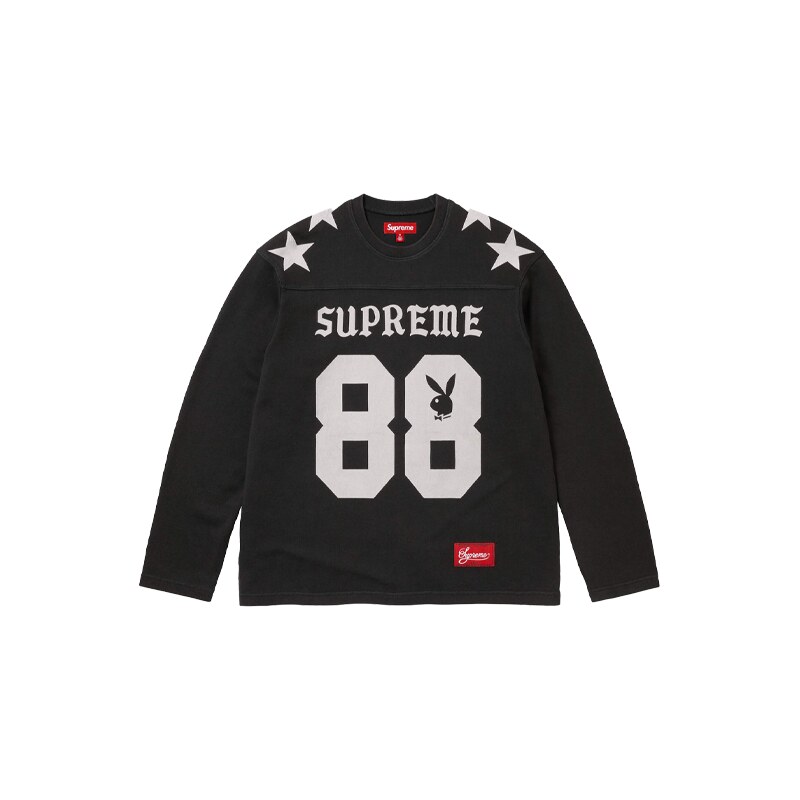 Supreme Playboy L/S Football Top Black