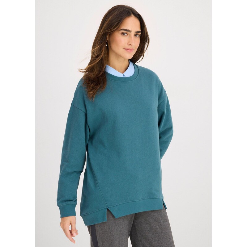 bonprix Oversize mikina zelená Žena