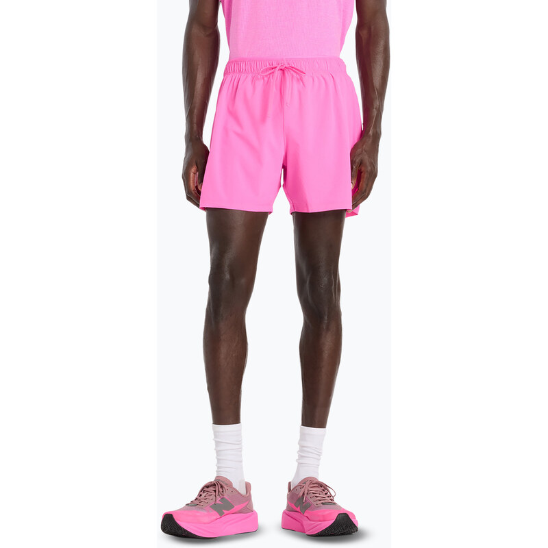 Pánské šortky New Balance RC Seamless 5 pink heat