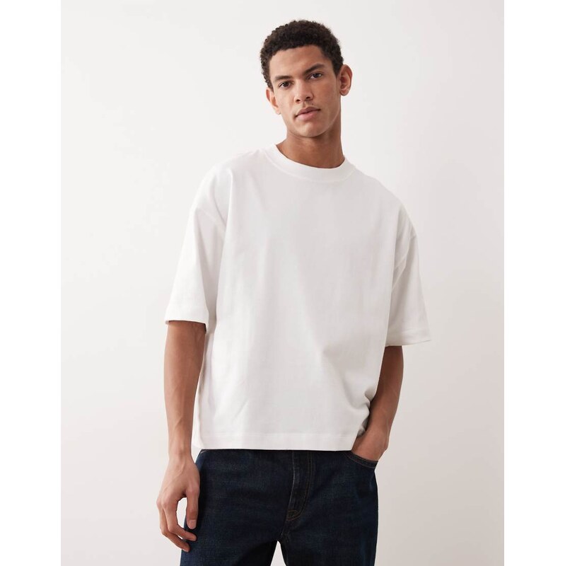 ASOS DESIGN super heavyweight boxy oversized t-shirt in white