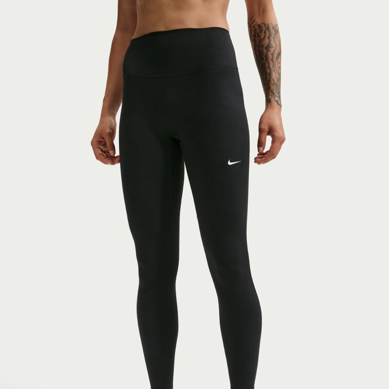 Nike One Seamless Front BLACK/WHITE