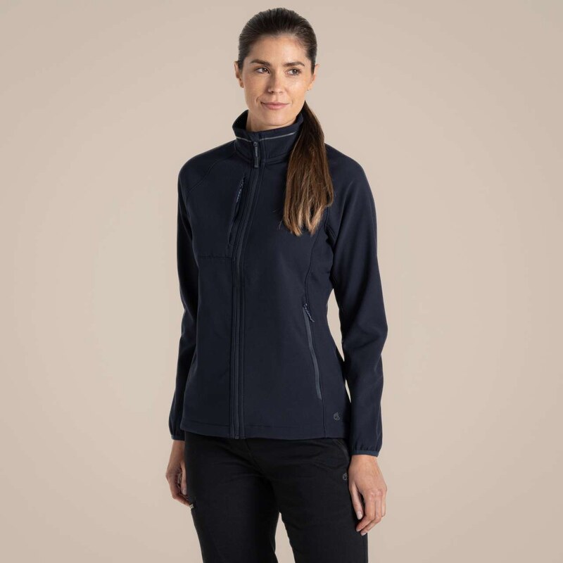 Craghoppers EXPERT WOMENS BASECAMP SOFTSHELL JACKET Black – 113280434