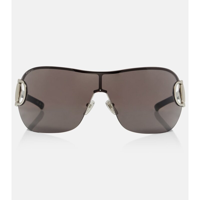 Gucci Sign shield sunglasses