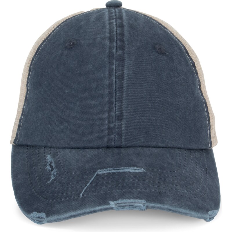 Native Spirit Ekologická unisex kšiltovka s potrhaným efektem – 114541612