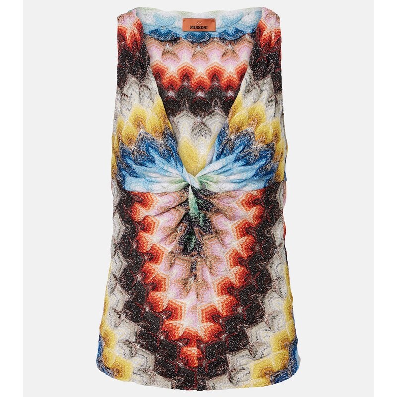 Missoni Gathered lamÃ top