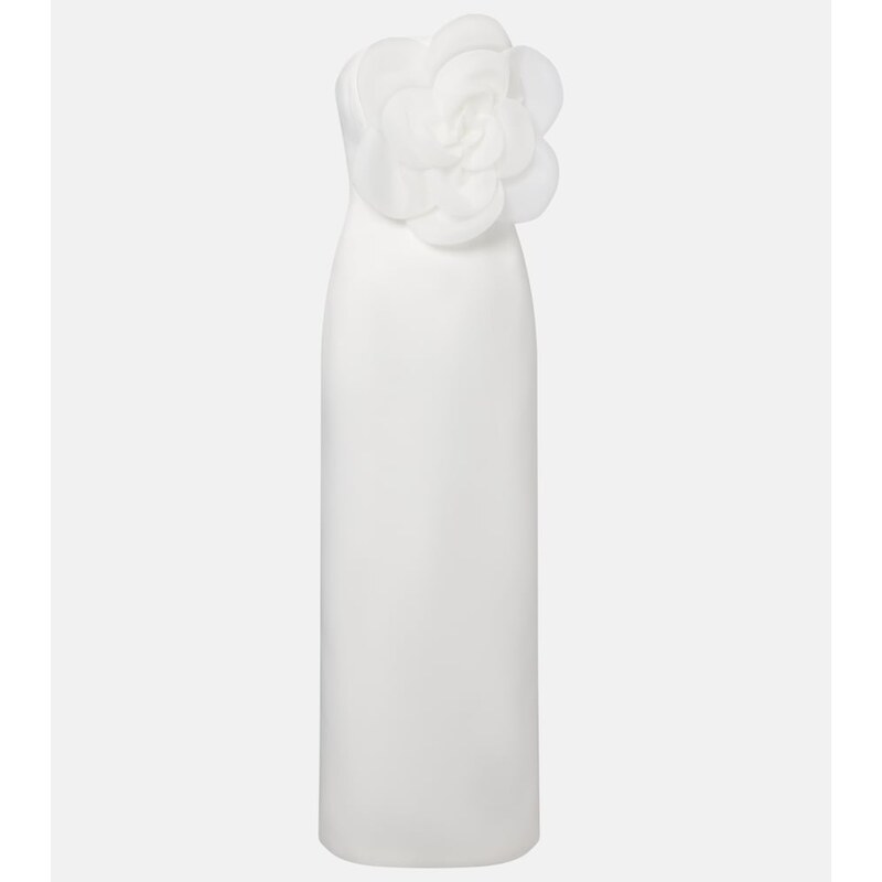 Leo Lin Floral-appliquÃ maxi dress