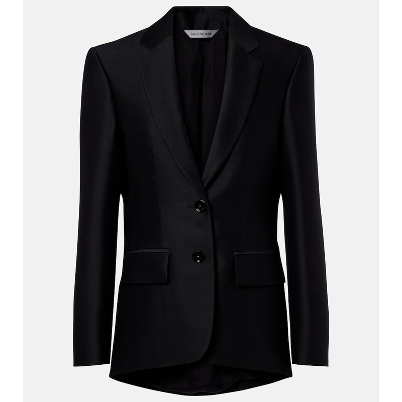 Balenciaga Wool and silk blazer