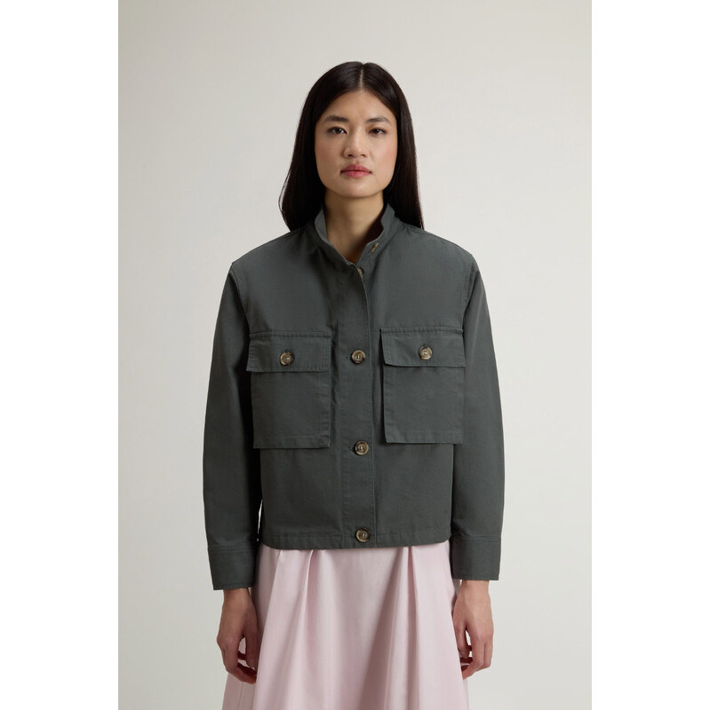 KOŠILE WOOLRICH CANVAS FIELD OVERSHIRT 114542606