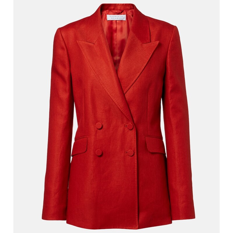 Gabriela Hearst Angela linen twill blazer