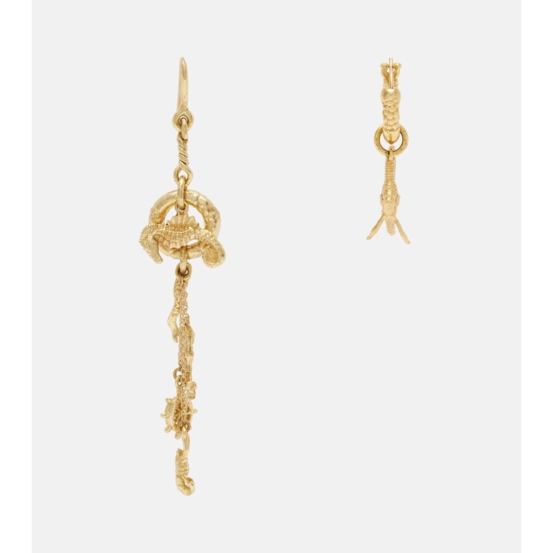 Alémais Mismatched Sea drop earrings