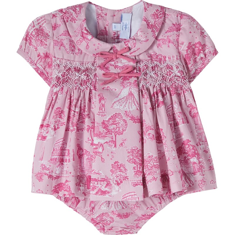 La Coqueta x Nicky Hilton Baby Theodora dress and bloomers set