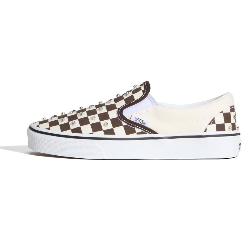 VANS Slip on boty Classic béžová / hnědá / bílá