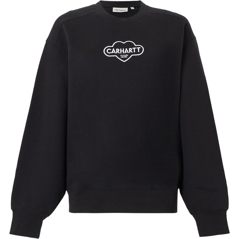 Carhartt WIP Mikina černá / bílá 114543071
