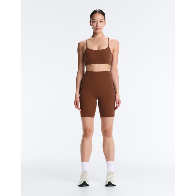 OYSHO Comfortlux high-rise 20cm leggings in coffee-Brown