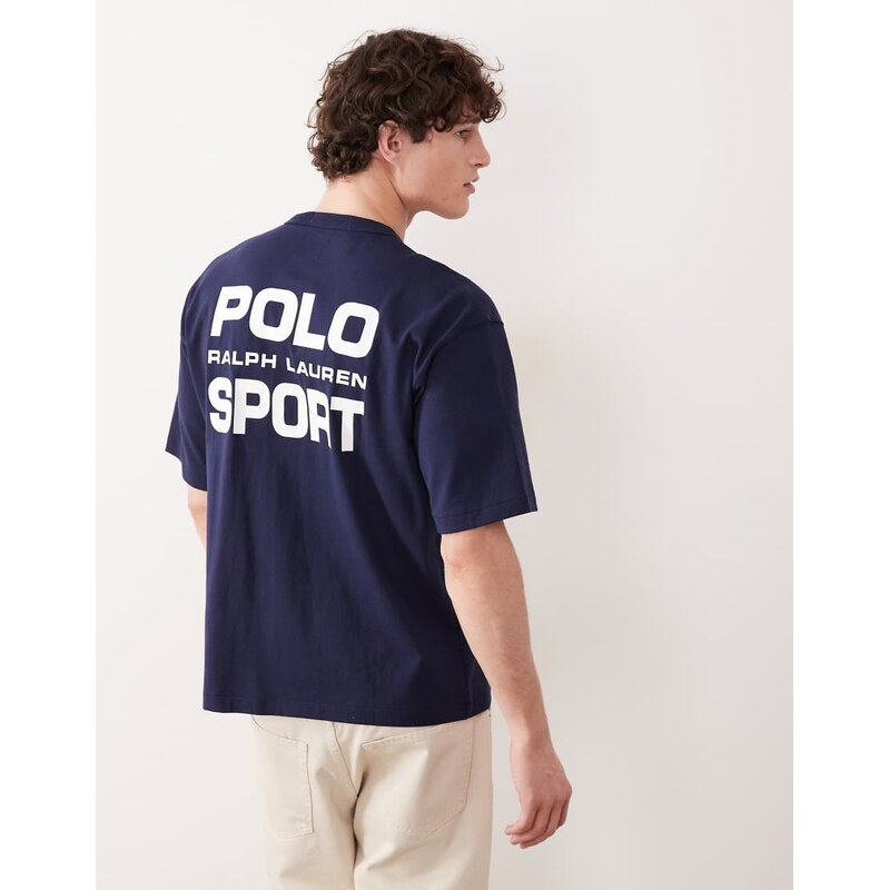 Polo Ralph Lauren Sport relaxed fit heavyweight back print t