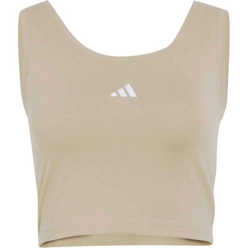 ADIDAS SPORTSWEAR Sportovní top Essentials cappuccino / bílá 114544168