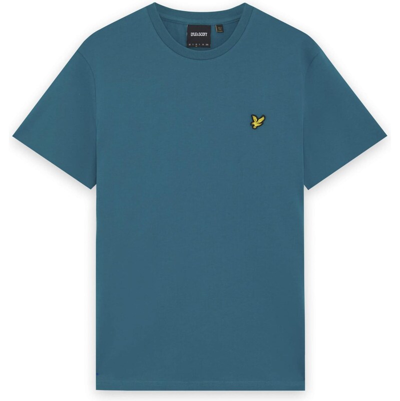 Lyle & Scott Tričko petrolejová