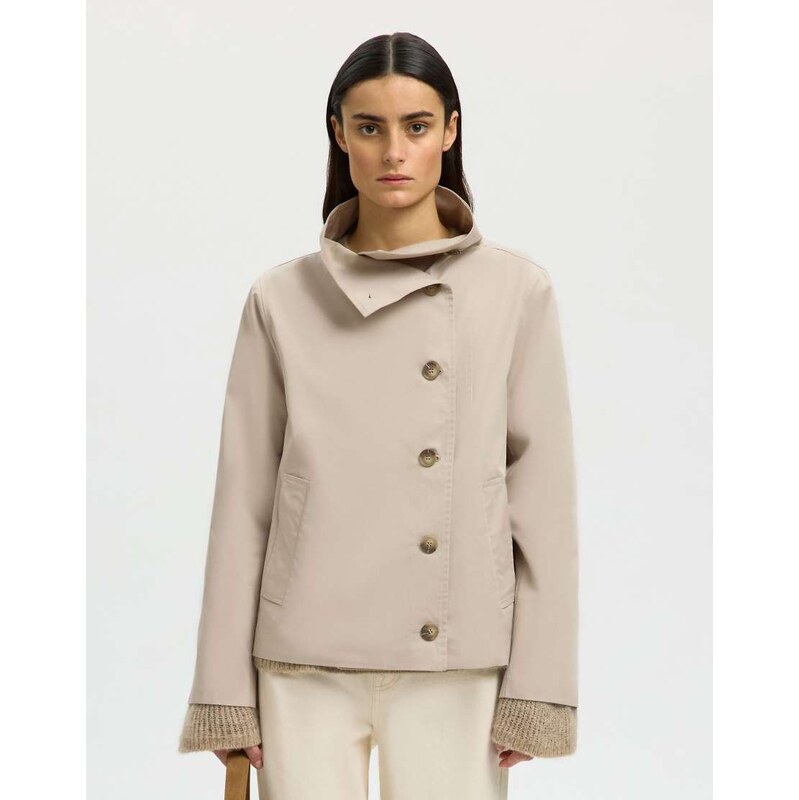 Selected Trenchcoat in beige-Grey 115523208