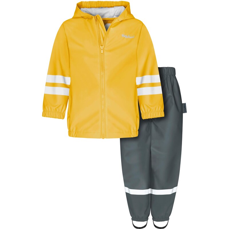 PLAYSHOES Funkční oblek žlutá / čedičová šedá / offwhite