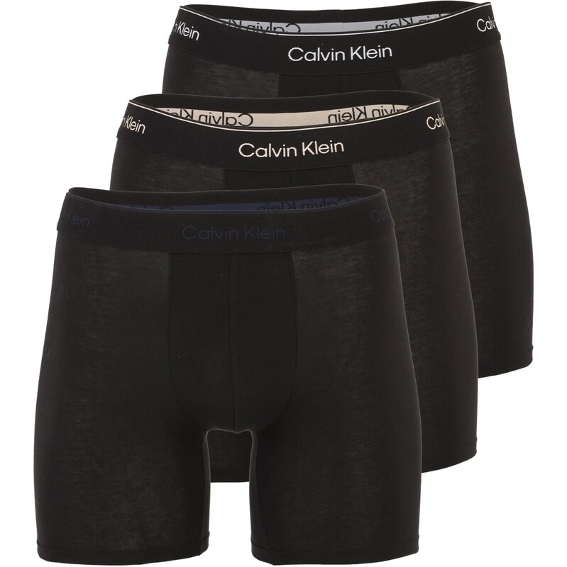Calvin Klein Boxerky béžová / námořnická modř / černá / bílá