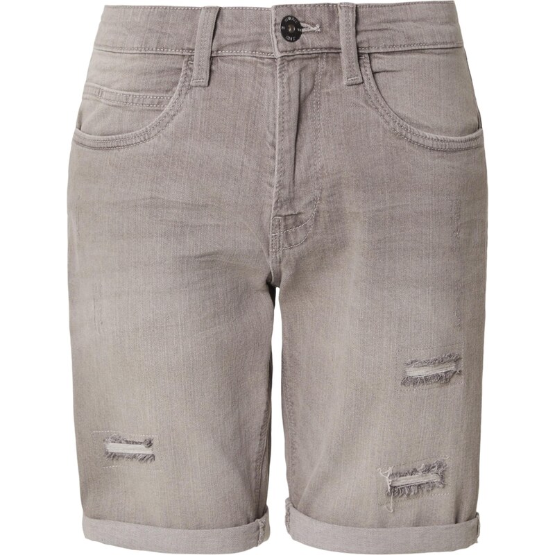 INDICODE JEANS Džíny INKaden Holes šedá džínová
