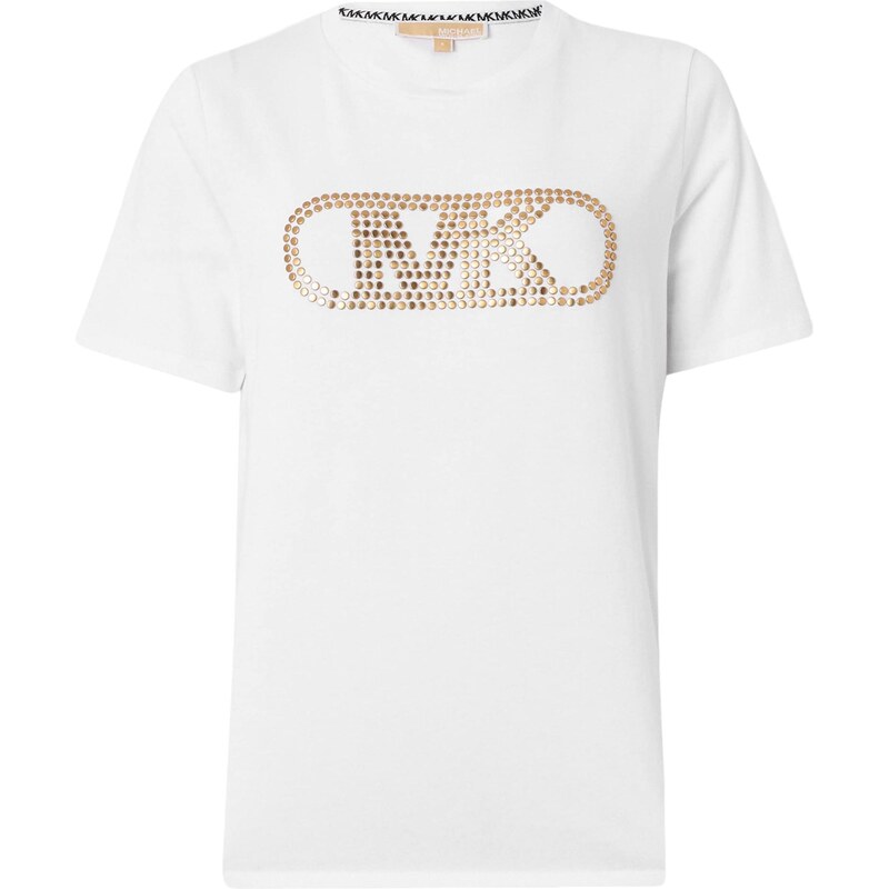 MICHAEL Michael Kors Tričko EMPIRE zlatá / bílá 114545160