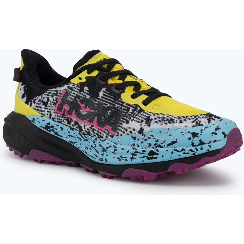 Dětské běžecké boty HOKA Speedgoat 6 electric lemon/black