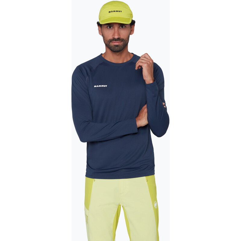 Pánské tričko Longsleeve Mammut Ducan FL marine