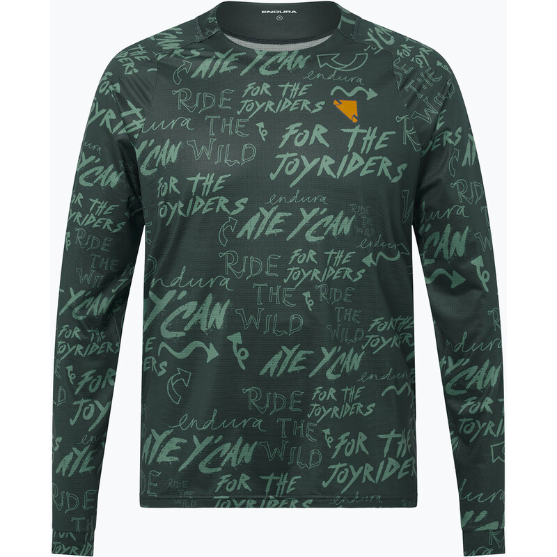 Pánské cyklistické tričko Longsleeve Endura Singletrack Print