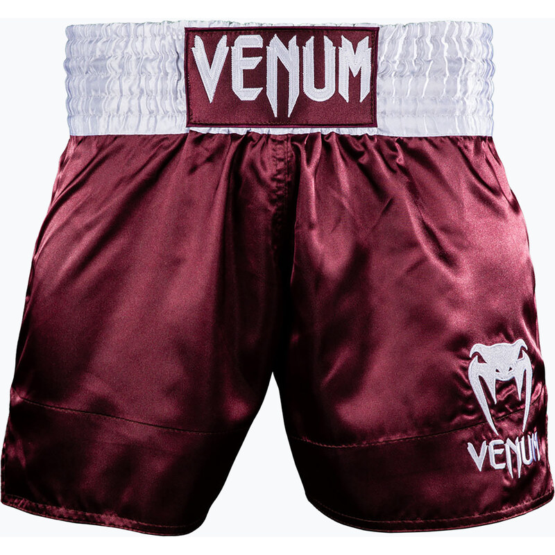 Pánské tréninkové šortky Venum Classic Muay Thai burgundy