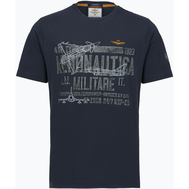 Pánské tričko Aeronautica Militare TS2535UJ00641 navy blue