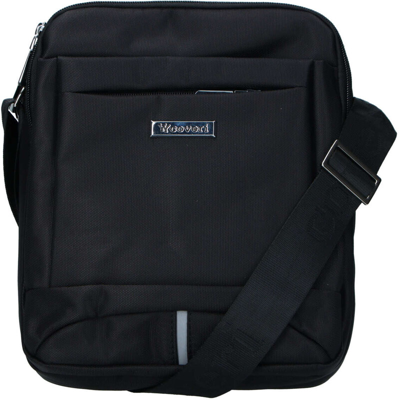 Coveri Trendy pánská textilní crossbody taška Piotr, černá