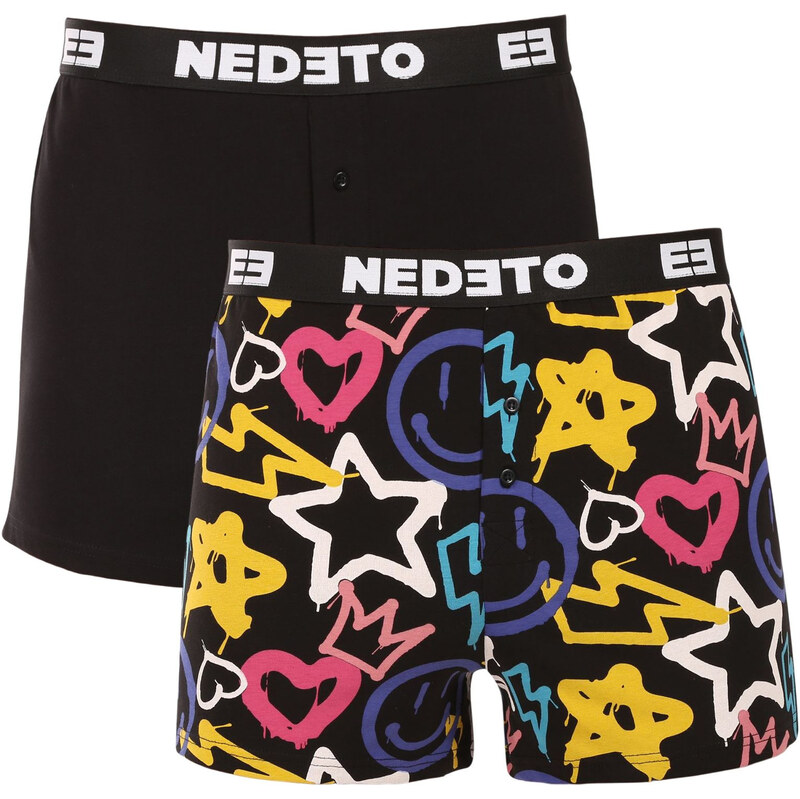 2PACK pánské trenky Nedeto vícebarevné (2NGV06) 114559934