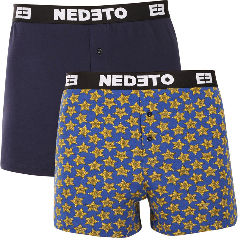 2PACK pánské trenky Nedeto vícebarevné (2NGV01) 114559939