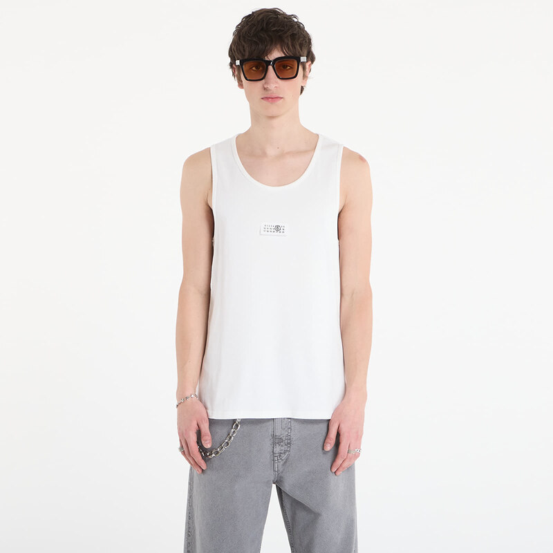 MM6 Maison Margiela Tílko MM6 Tank Top Off White L