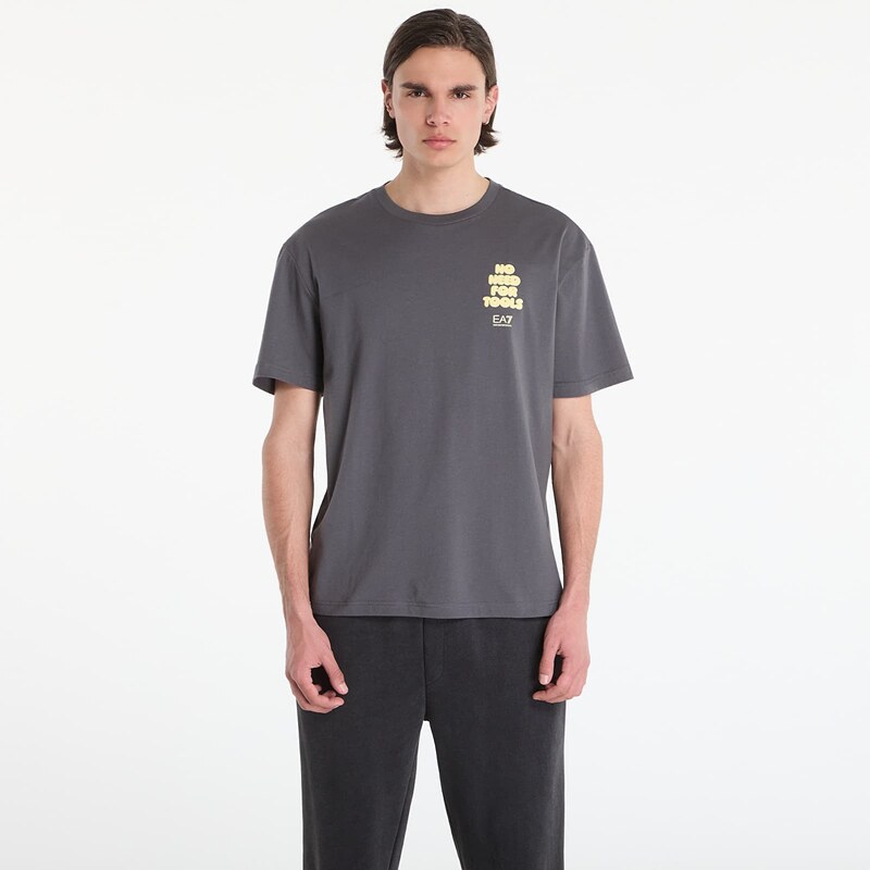 Tričko EA7 Emporio Armani Train Graphic T-Shirt Gray Pinstripe M