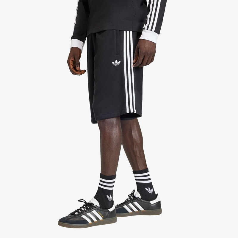 adidas Originals Šortky adidas 3-Stripes Shorts Black S