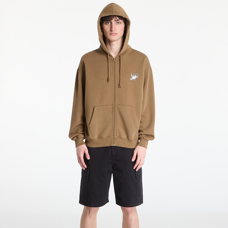 Mikina Prosto Zip Hoodie Damage Target Beige M